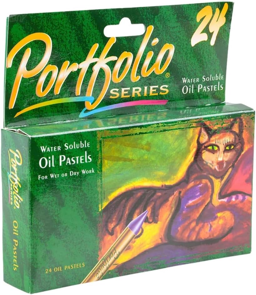 Crayola Portfolio Series Oil Pastels, Water Soluble, 24 Count, Colors May Vary - Image 2