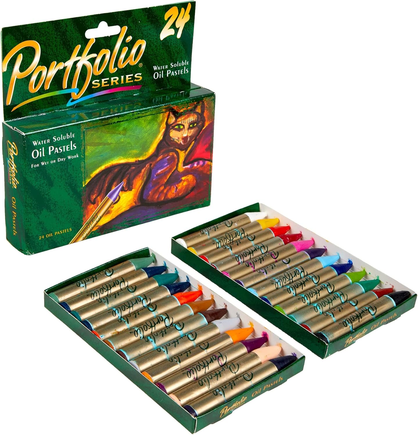 Crayola Portfolio Series Oil Pastels, Water Soluble, 24 Count, Colors May Vary - Image 5