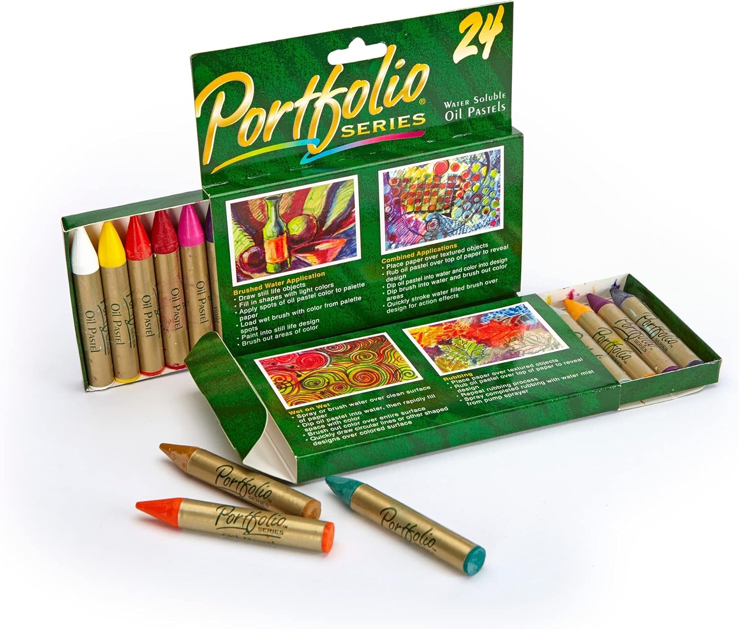 Crayola Portfolio Series Oil Pastels, Water Soluble, 24 Count, Colors May Vary - Image 6